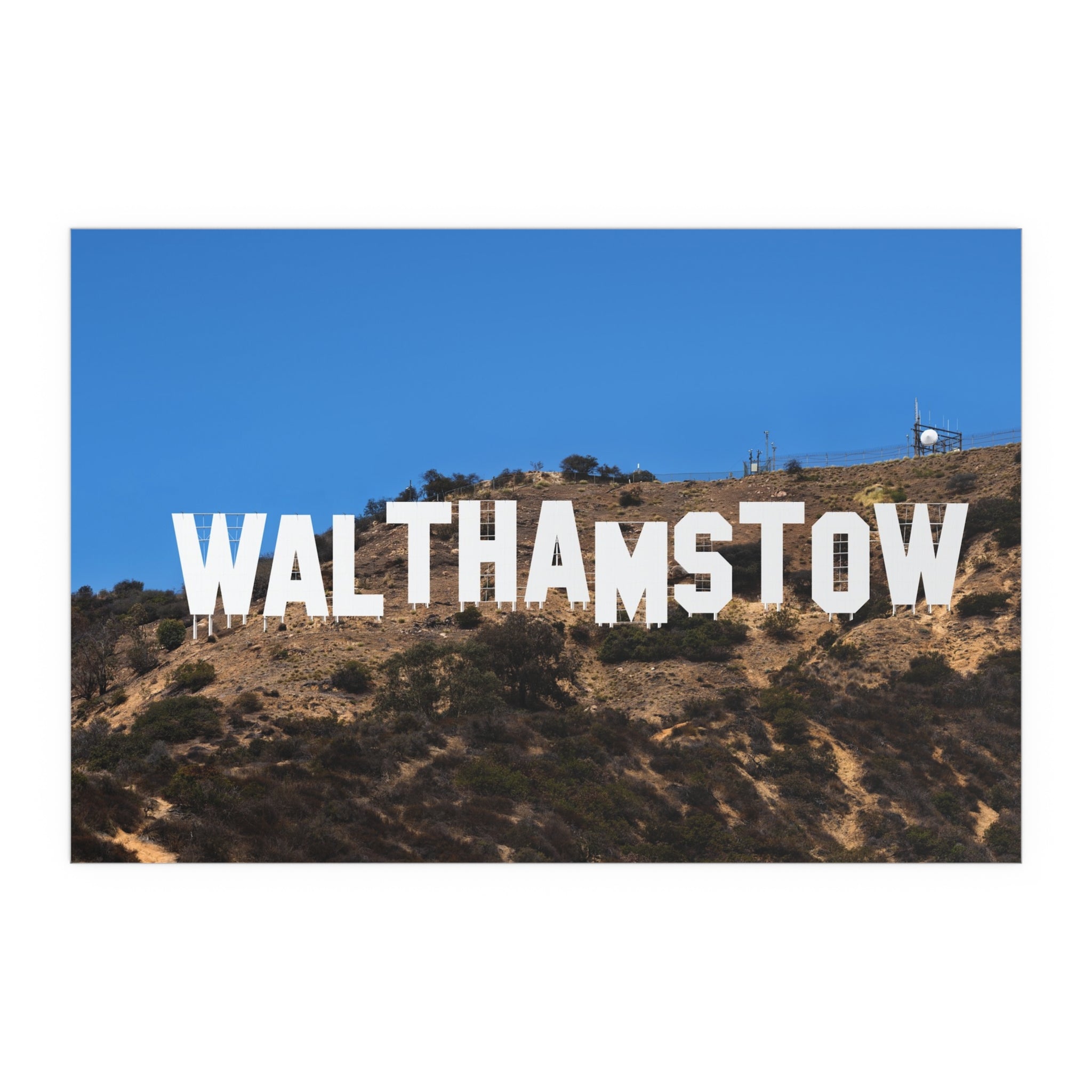 E17 Walthamstow to Hollywood Poster