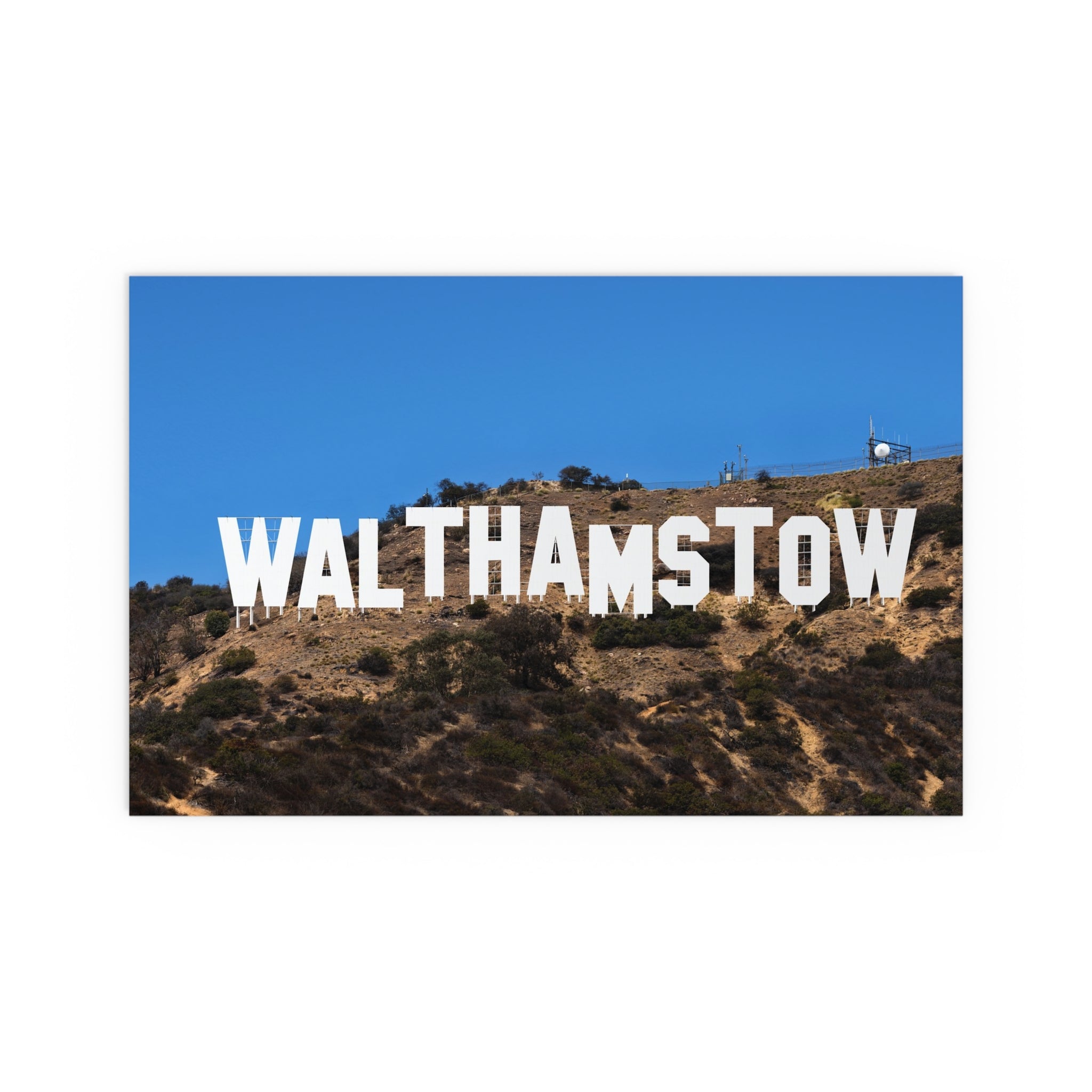 E17 Walthamstow to Hollywood Poster