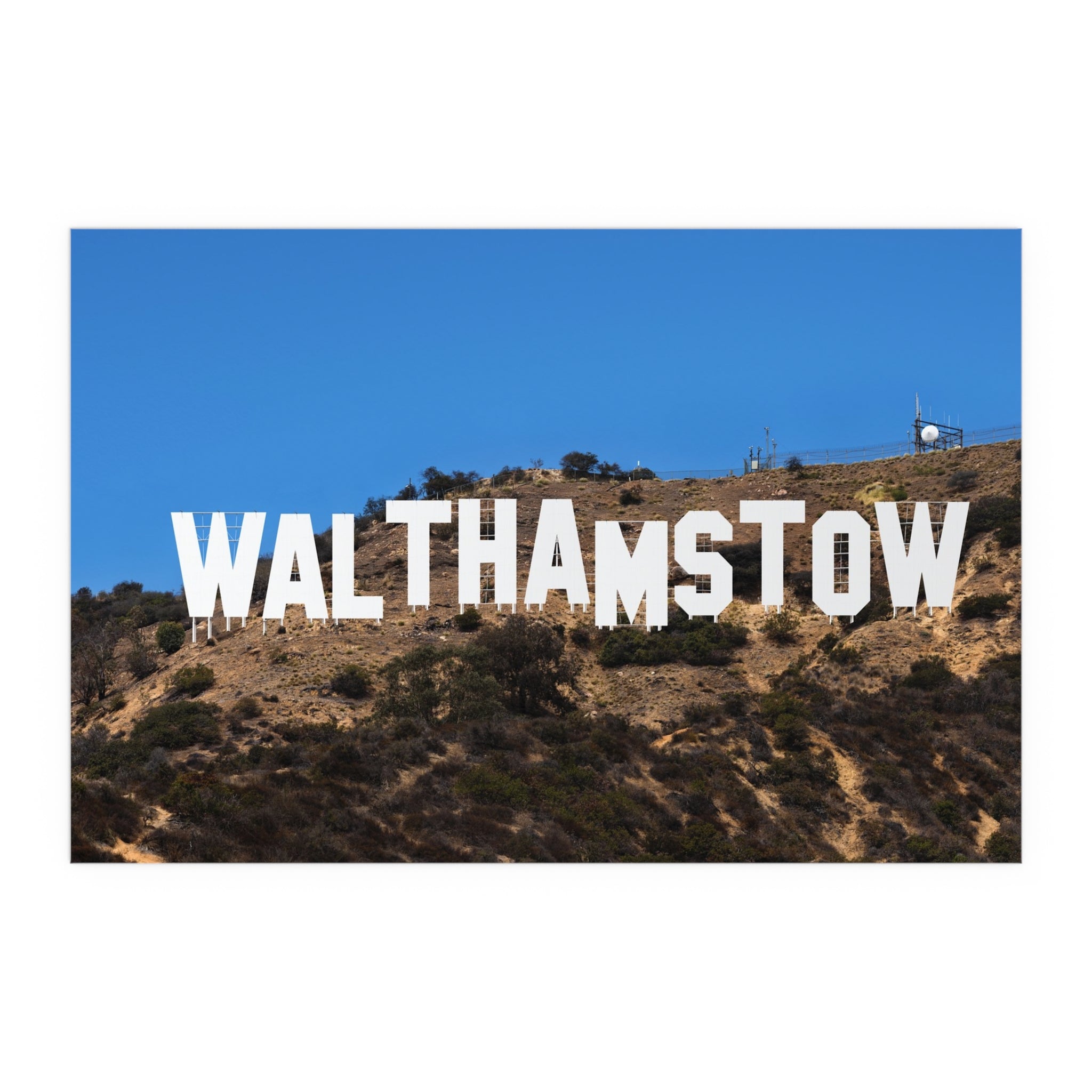 E17 Walthamstow to Hollywood Poster