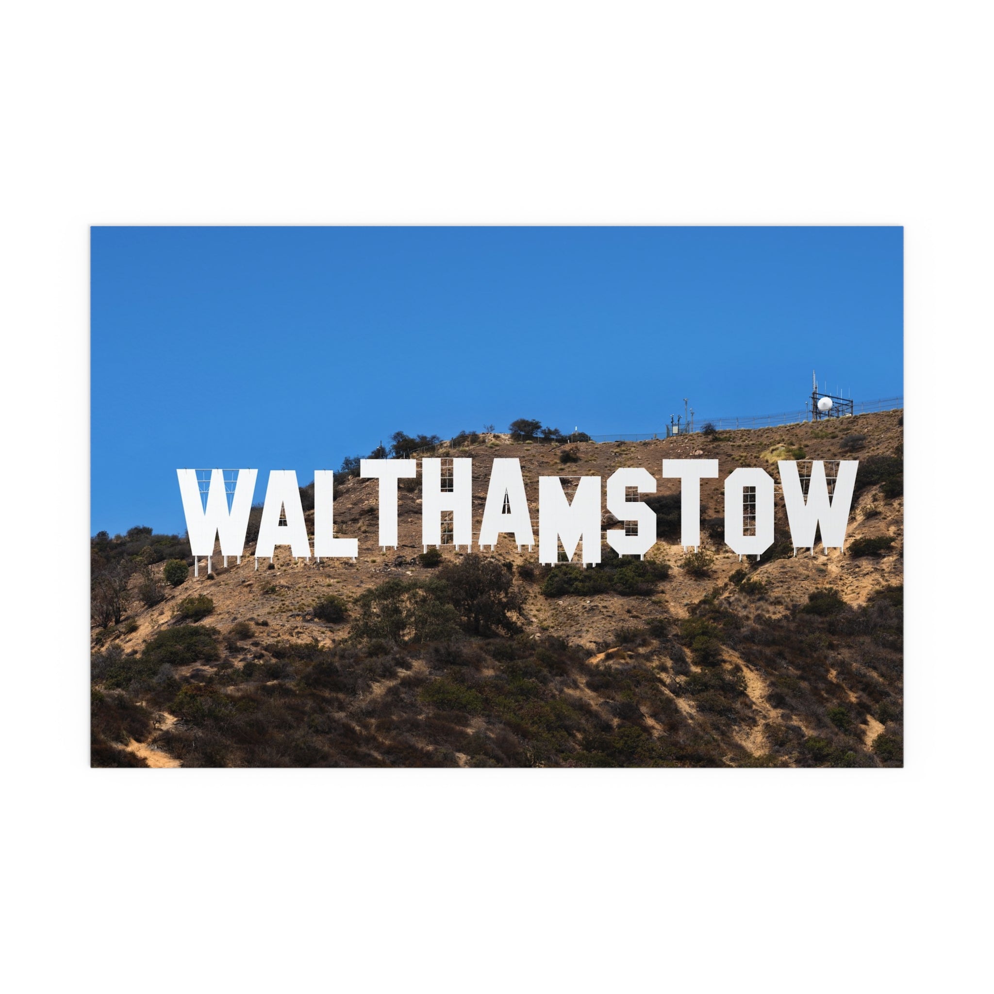 E17 Walthamstow to Hollywood Poster
