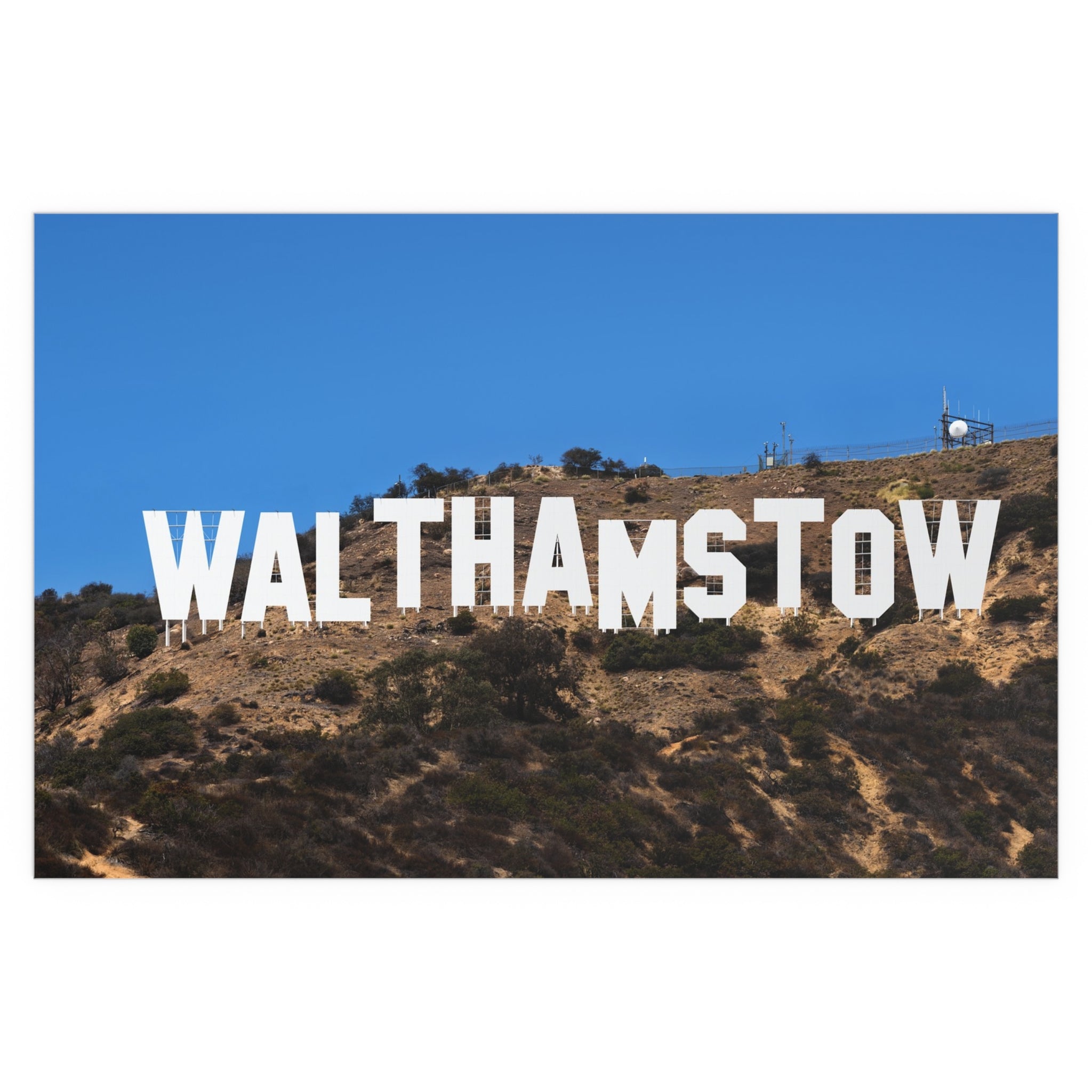 E17 Walthamstow to Hollywood Poster