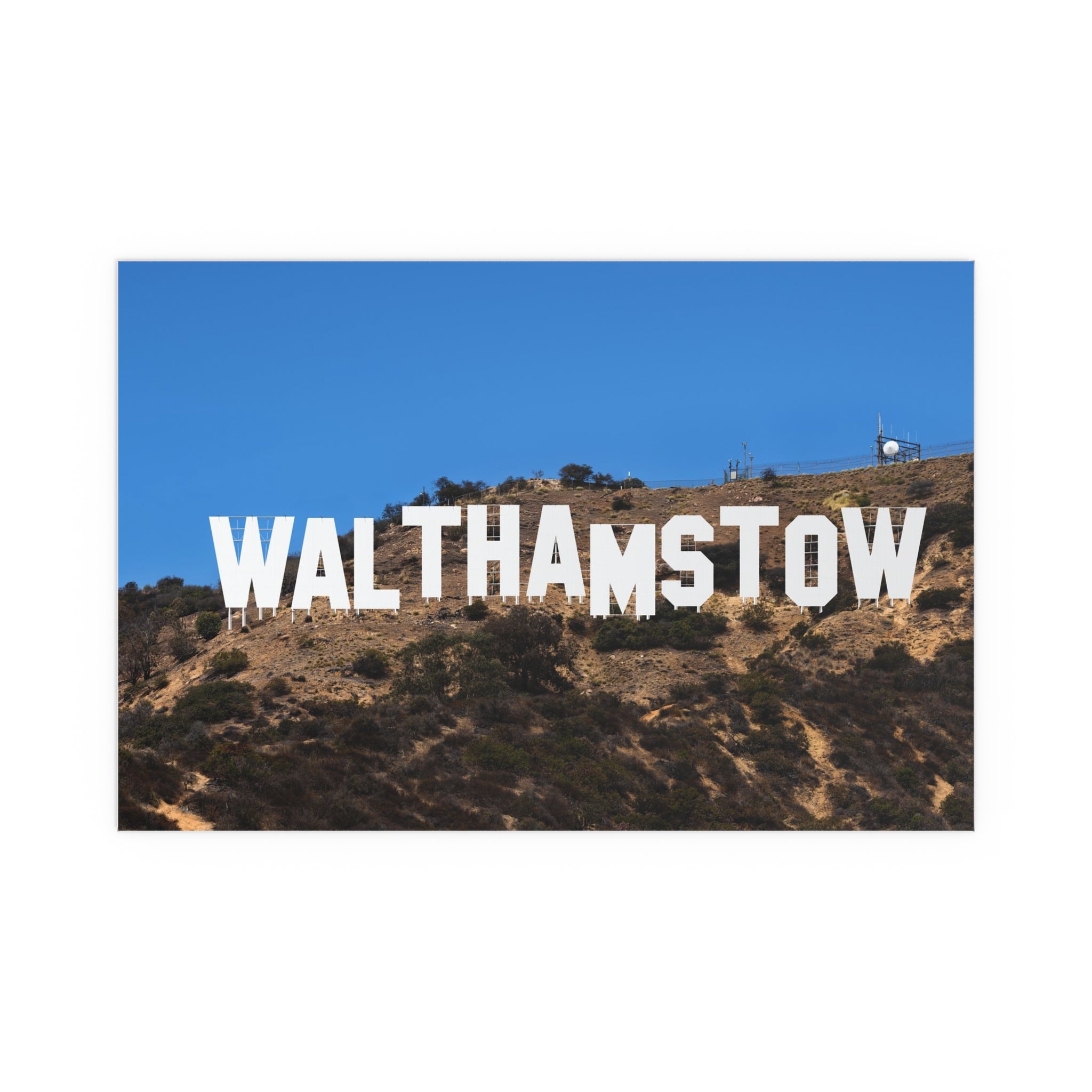 E17 Walthamstow to Hollywood Poster