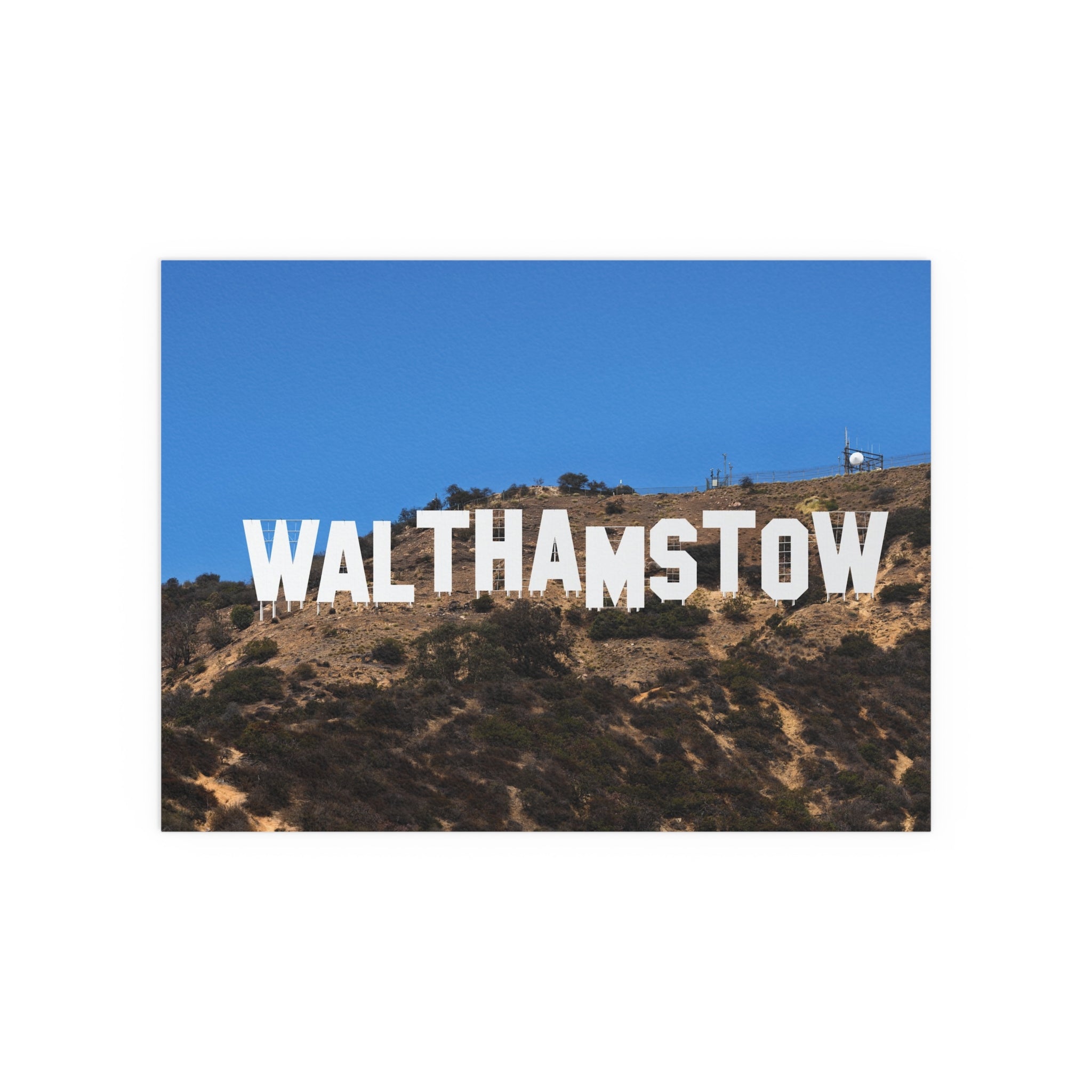E17 Walthamstow to Hollywood Poster