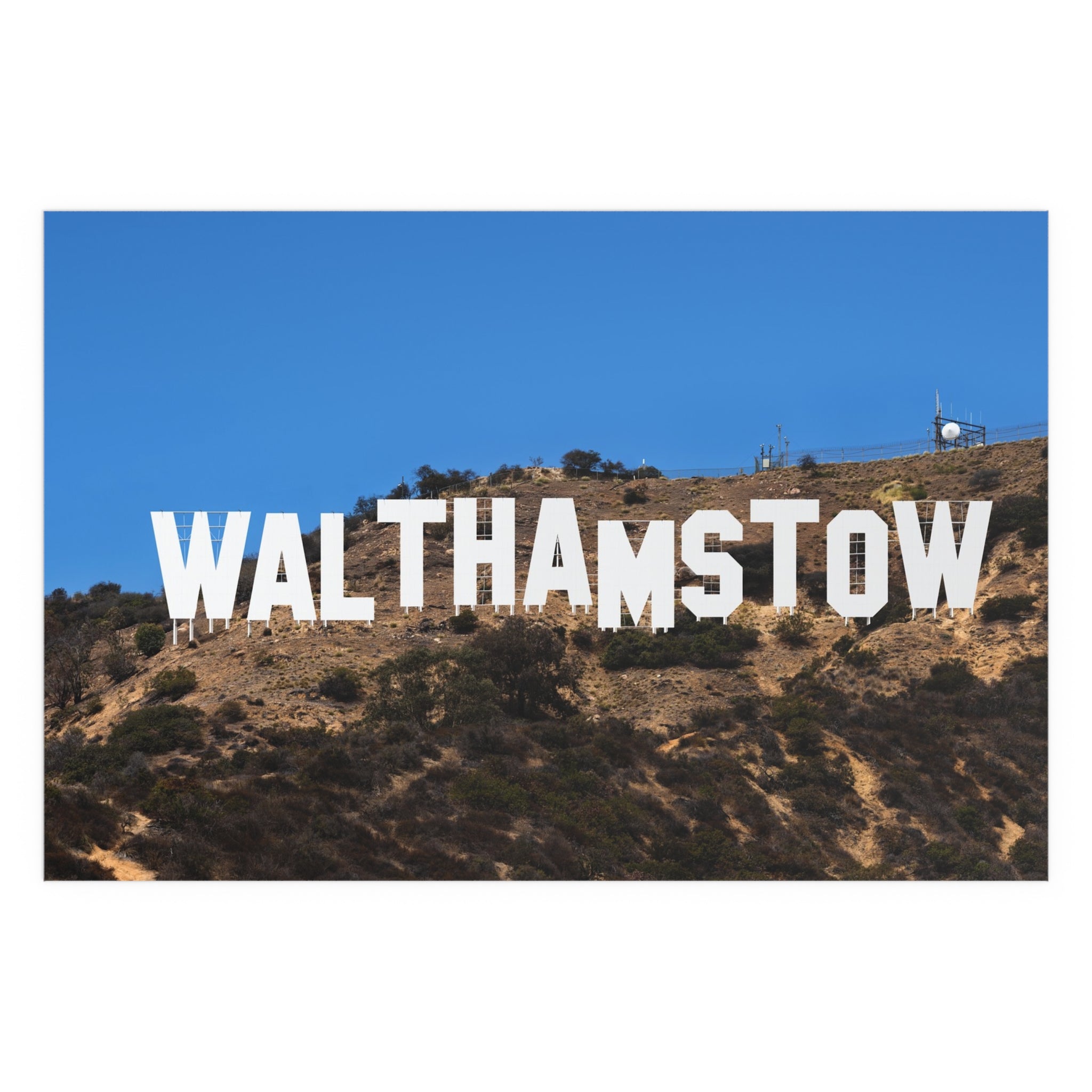 E17 Walthamstow to Hollywood Poster