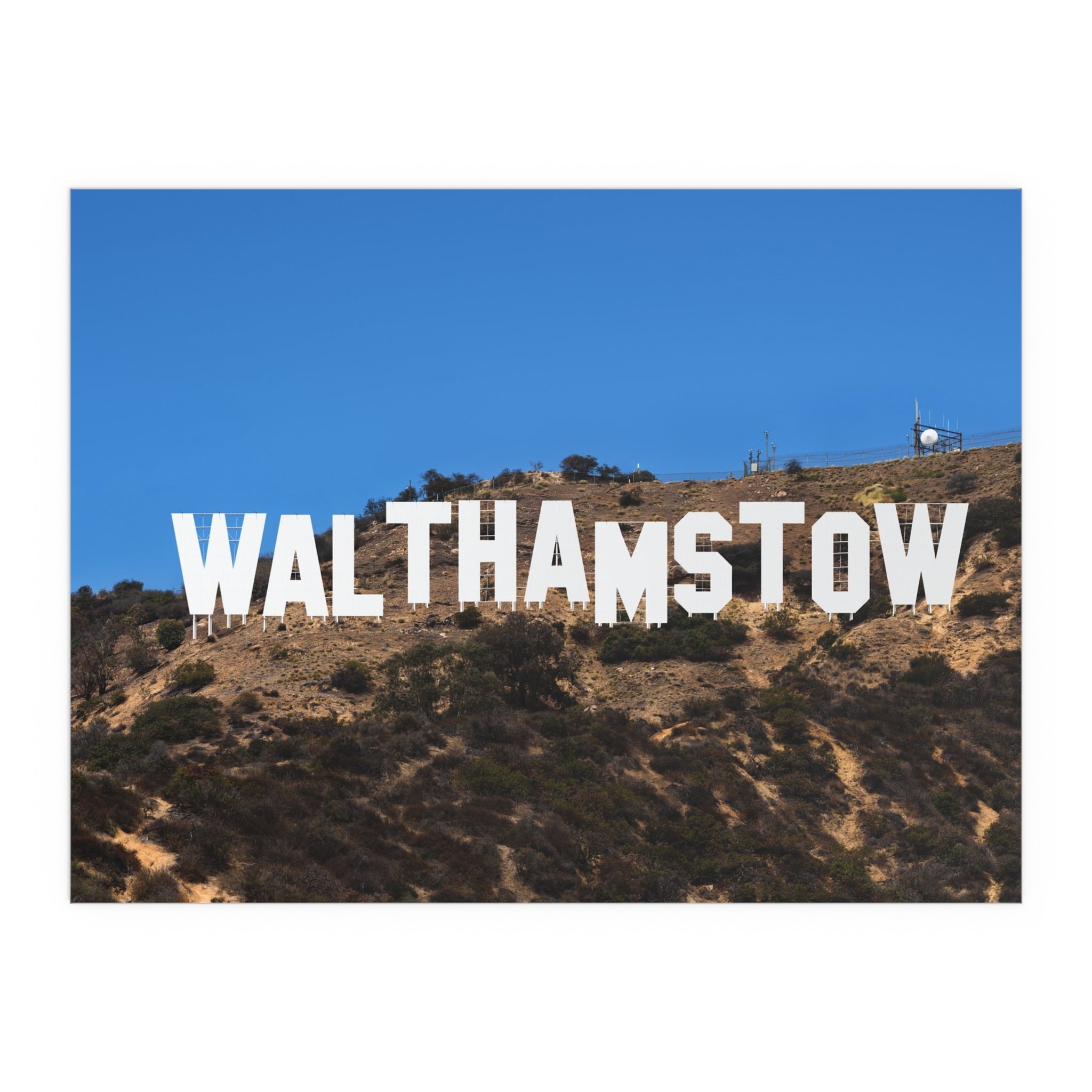 E17 Walthamstow to Hollywood Poster