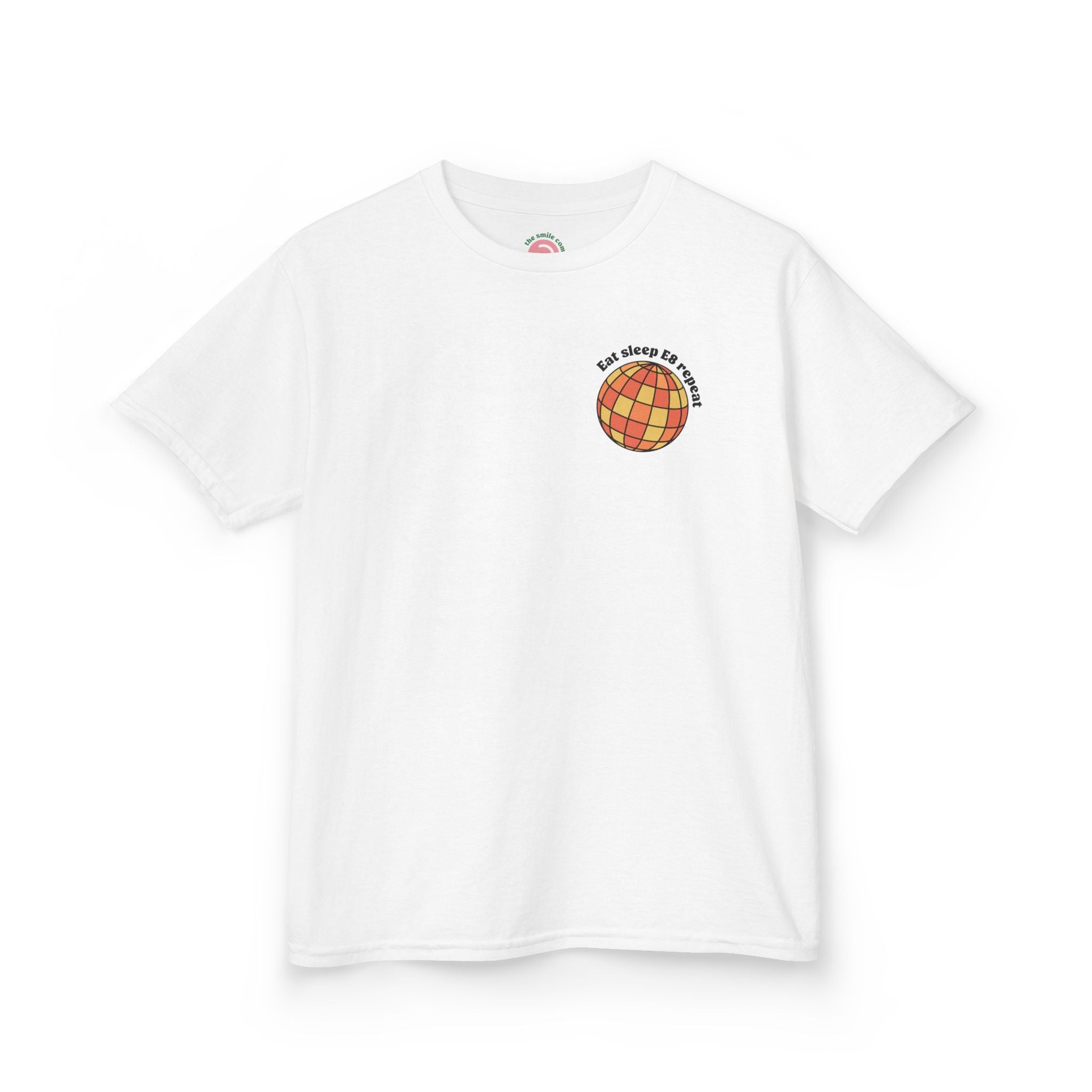 E8 Eat Sleep DISCO repeat Kids T-shirt Clapton