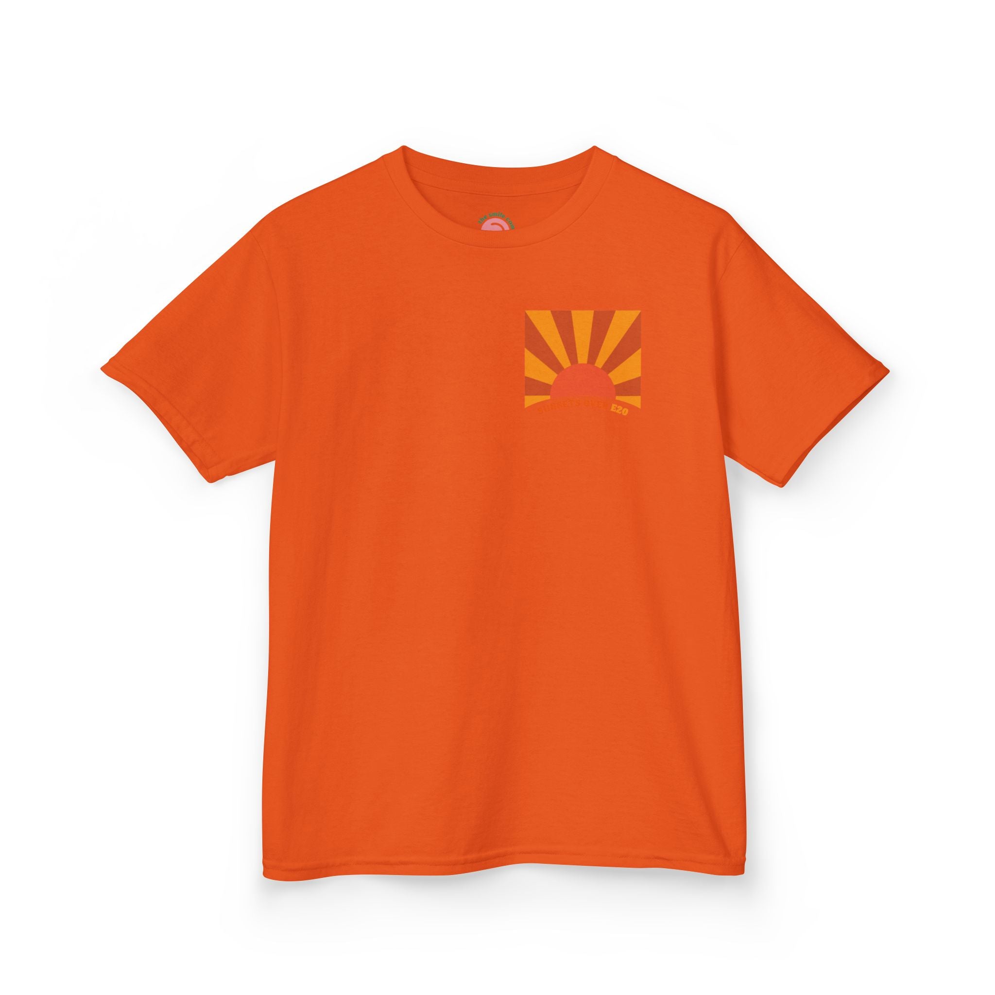 Sunsets over E20 Kids T-shirt Straford