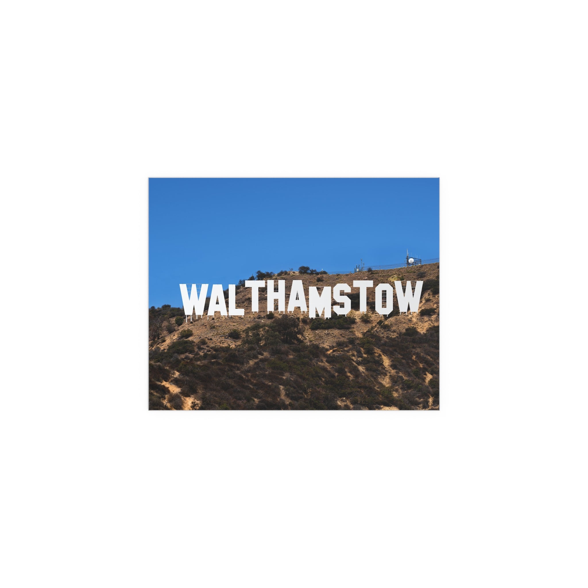 E17 Walthamstow to Hollywood Poster