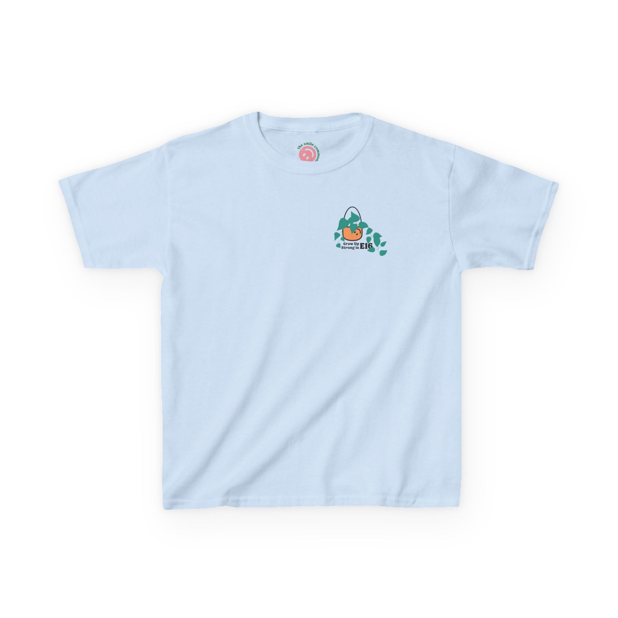 Growing up strong in E16 Kids T-shirt Canning Town